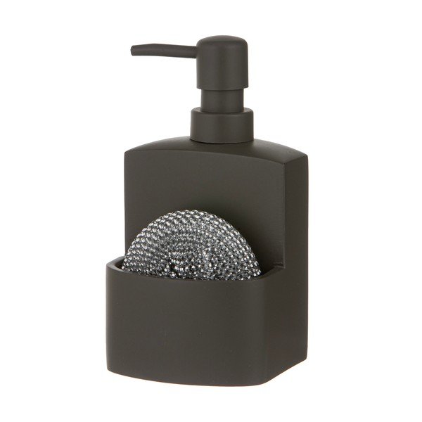 Temno siv dozirnik za milo iz poliresina 250 ml Essentials – Ladelle