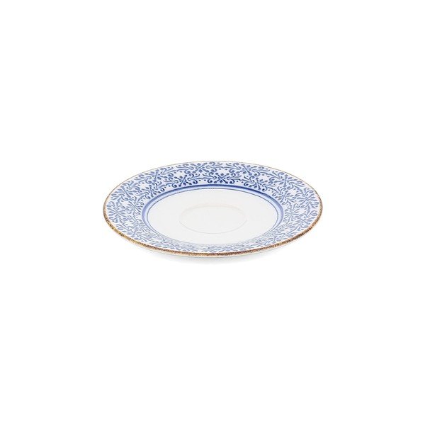 Bel/moder porcelanast čajni krožniček ø 14 cm Azul – BonBistro-image-2