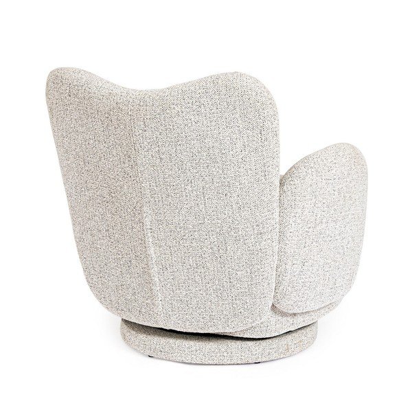 Svetlo siv vrtljiv fotelj Harper – Bizzotto-image-4