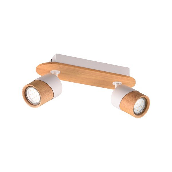 Bela/rjava stropna svetilka ø 6 cm Aruni – Trio-image-2