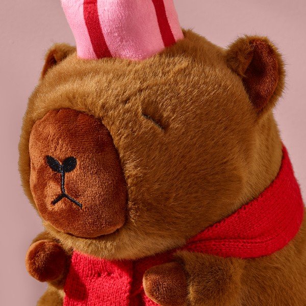 Okrasna blazina 20x30 cm Christmas Capybara – Catherine Lansfield-image-2