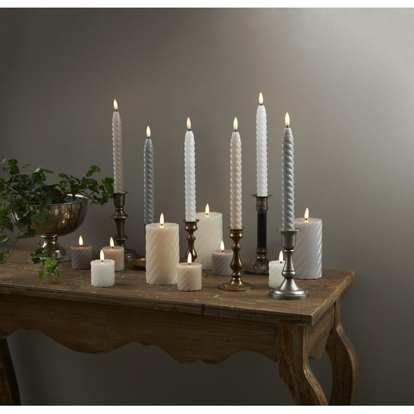 LED sveča (višina 15 cm) Flamme Swirl – Star Trading-image-2