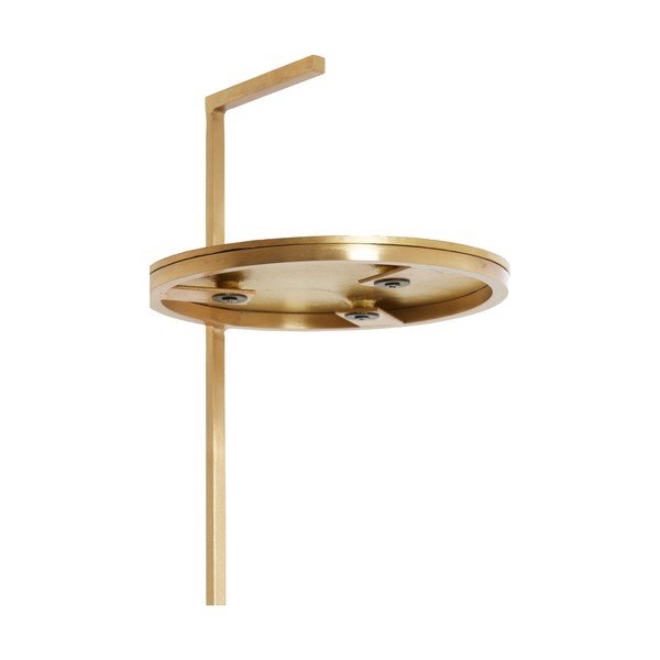 Okrogla stranska mizica z marmorno mizno ploščo ø 26 cm Leda – Light & Living-image-3