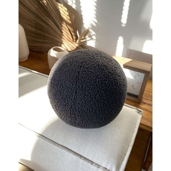 Okrasna blazina iz tkanine bouclé ø 25 cm Top – Mioli Decor-image-2