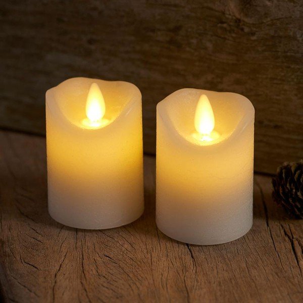 LED sveče v kompletu 2 ks (višina 6,5 cm) Sara Mini – Sirius-image-2