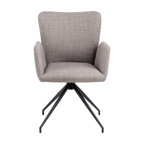 Sivi oblazinjeni jedilni stoli v kompletu 2 ks Laura – Actona-image-3