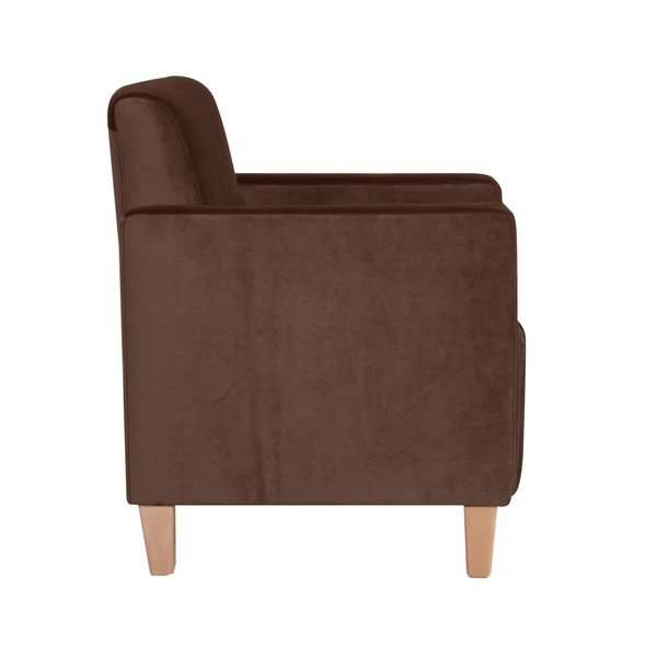 Rjav fotelj Max Winzer Milla Velvet-image-2