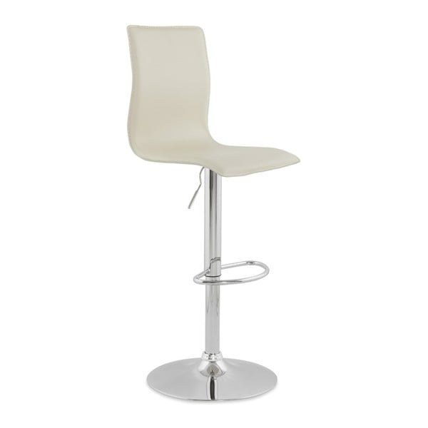 Krem nastavljiv vrtljivi barski stolček Kokoon Design Soho