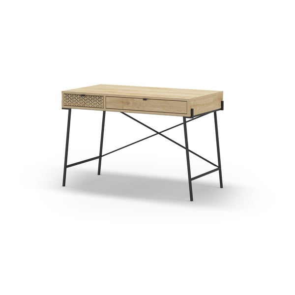 Pisalna miza v hrastovem dekorju 60x110 cm Ecrin – Marckeric-image-3