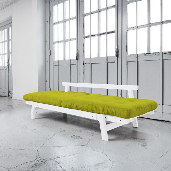Raztegljiv kavč Karup Step White/Pistacio-image-2