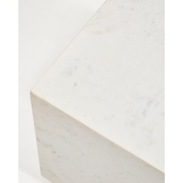Marmorna stranska mizica 40x40 cm Sorein – Kave Home-image-4