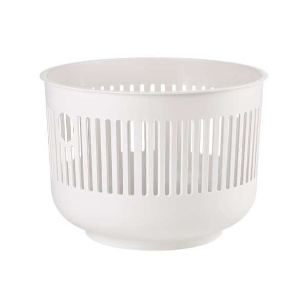 Bel plastičen koš za perilo 35 l Ume – Zone