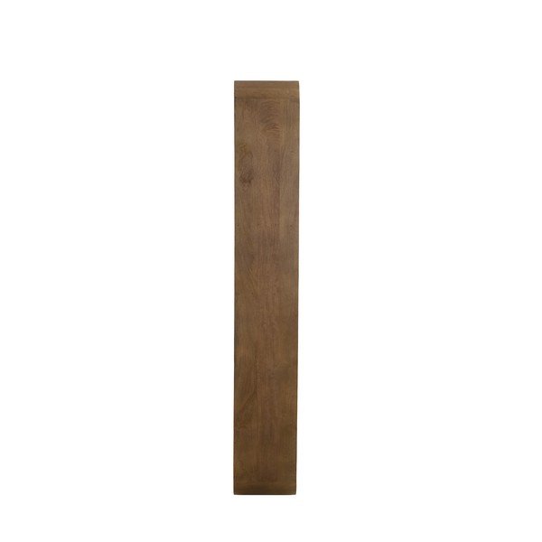 Regal iz masivnega manga v temni naravni barvi 100x200x30 cm Labare – Light & Living-image-3