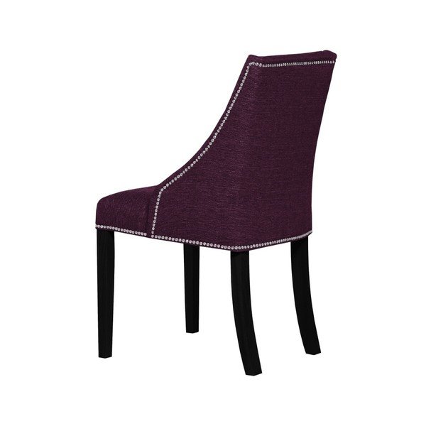 Vijolični stol z nogami iz črnega bukovega lesa Ted Lapidus Maison Patchouli-image-2