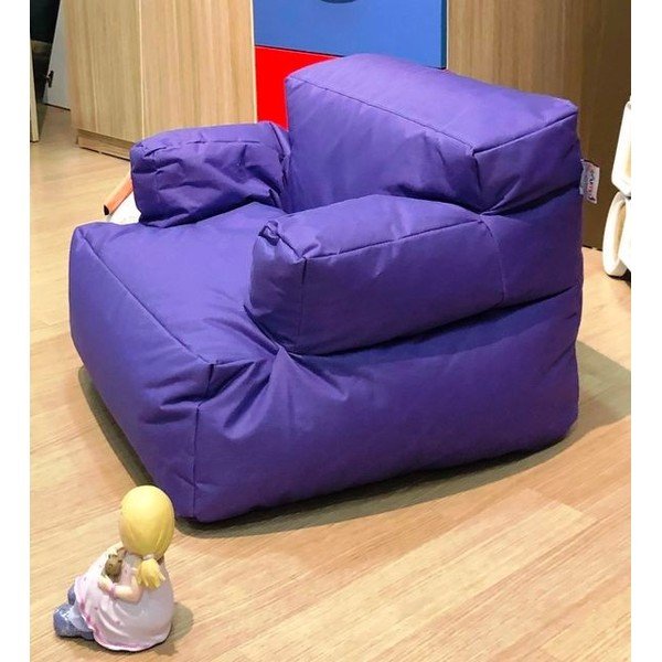 Komplet otroške vrtne sedežne vreče s taburejem Mini Relax – Floriane Garden-image-1