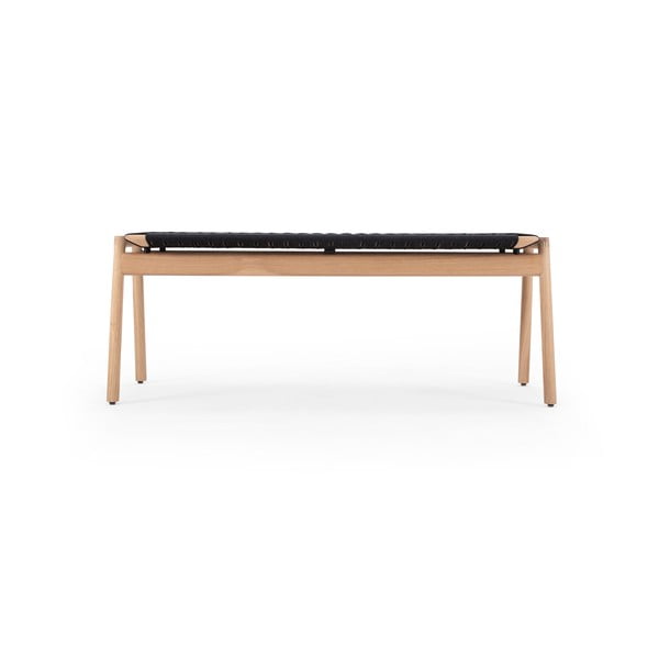 Črna/naravna klop Klupa – Gazzda-image-2