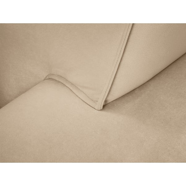 Bež žametna zofa osmopolitan Design Siena-image-1