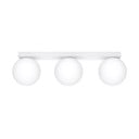 Bela stropna svetilka s steklenim senčnikom ø 12 cm Umerta – Sollux