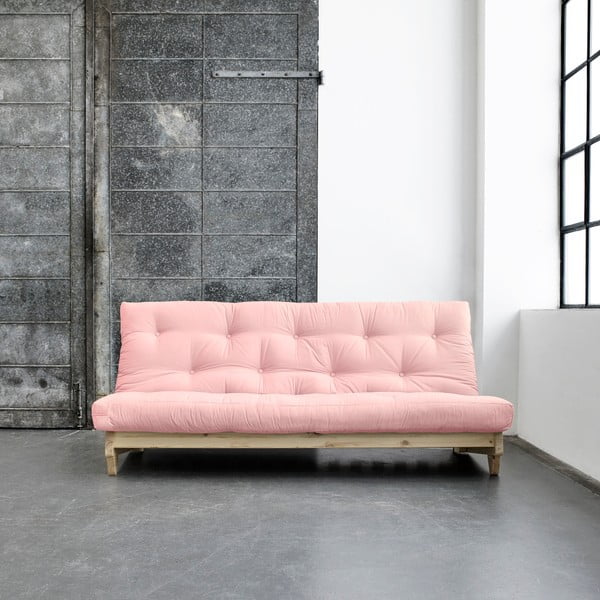 Kavč postelja Karup Fresh Natural/Pink Peonie