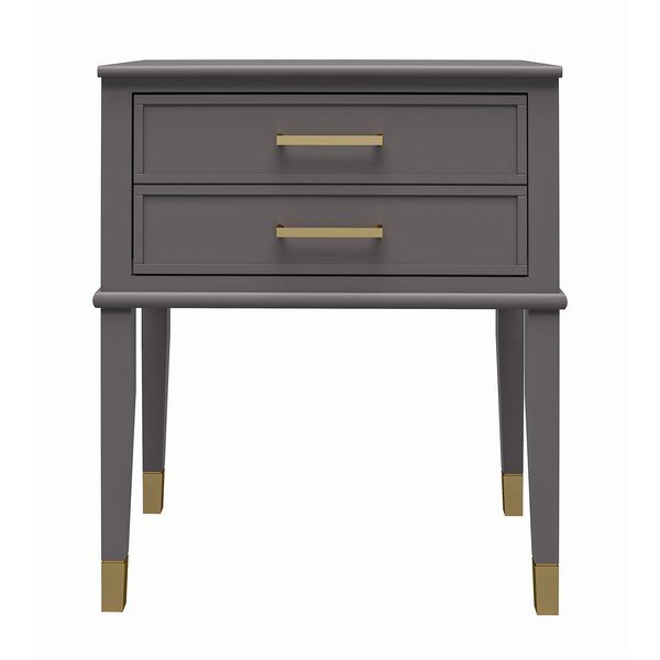 Temno siva nočna omarica Westerleigh – CosmoLiving by Cosmopolitan-image-2