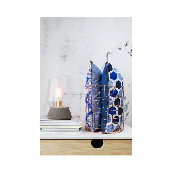 Komplet 2 blazin s polnilom Karup Deco Cushion Ocean Geometry/Navy, 45 x 25 cm-image-2
