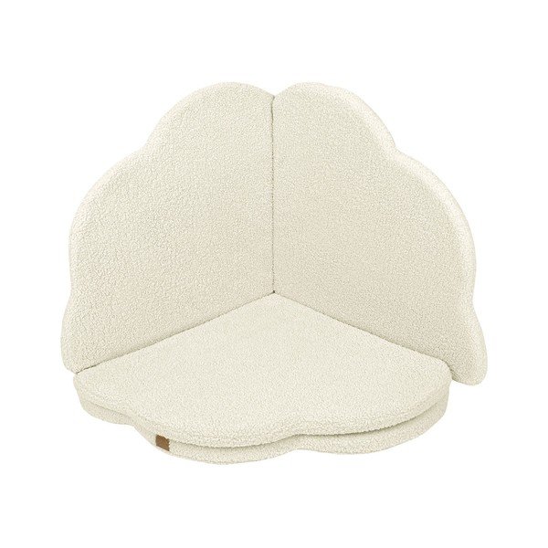 Kremno bela otroška igralna podloga 160x160 cm – Meowbaby-image-1