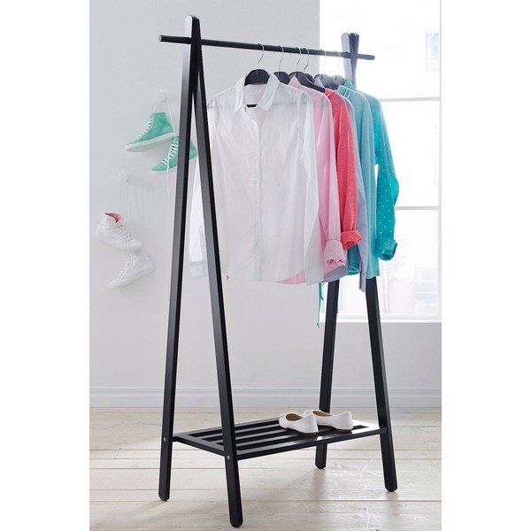 Belo stojalo za oblačila iz masivnega hrasta 91x159x43 cm – Ellos Home-image-2