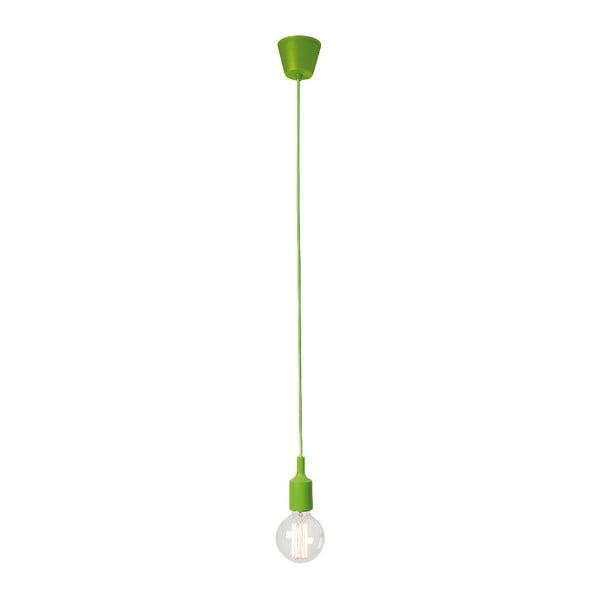 Zelena viseča svetilka brez senčila SULION Vintage