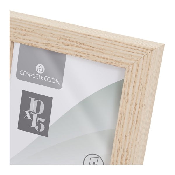 Samostoječ ali stenski okvir v naravni barvi 12,5x17,5 cm Sencillo – Casa Selección-image-4