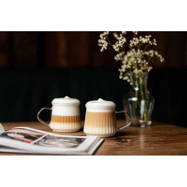 Skodelice v kompletu za kapučino z dvojno steno 2 ks 320 ml Mia – Vialli Design-image-2