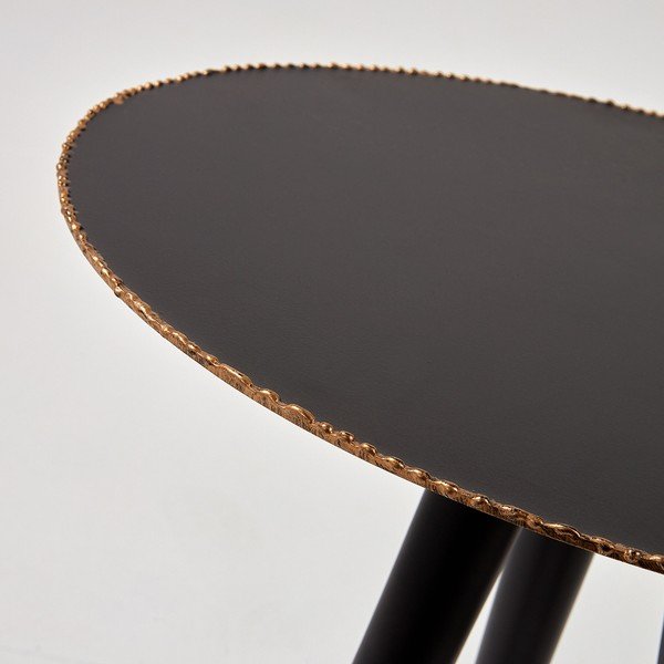 Črna mizica La Forma Pearson, višina 35,5 cm-image-1