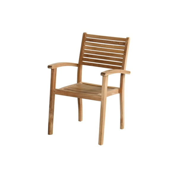 Vrtni stol iz masivnega lesa v naravni barvi Sunderland – Hartman