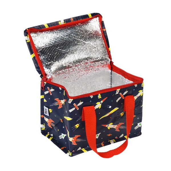 Temno modra hladilna torba Space Age Rocket – Rex London-image-2