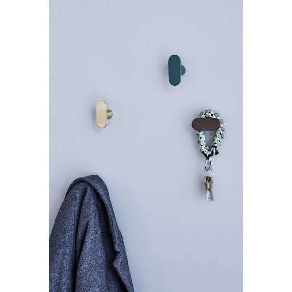 Kovinski stenski obešalnik v zlati barvi Piccolo – Hübsch-image-1