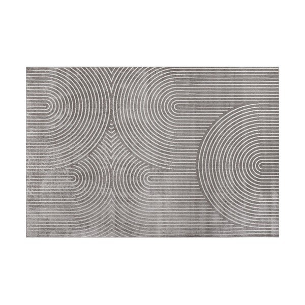 Siva viskozna preproga 140x200 cm Geode – douceur d'intérieur-image-2