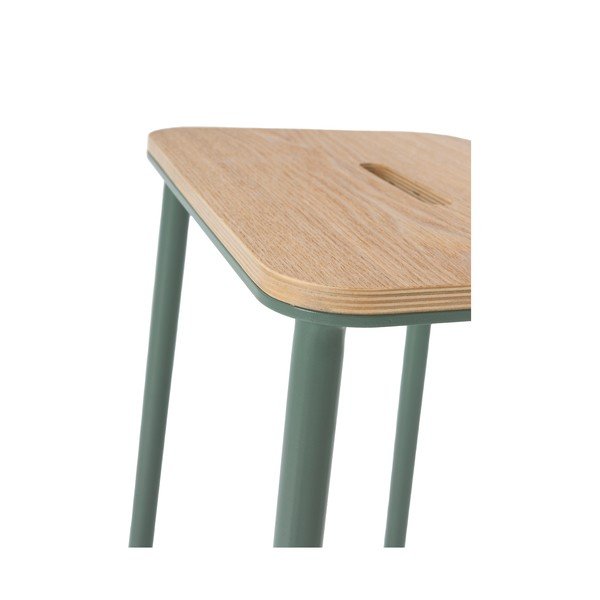 Zeleni barski stoli v kompletu 2 ks (višina sedeža 65 cm) Abba – Marckeric-image-4