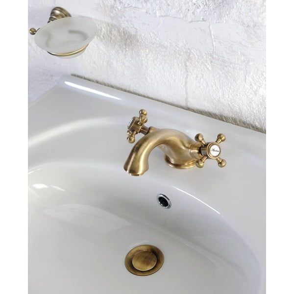 Stoječa armatura za umivalnik v bronasti barvi Antea – Sapho-image-2