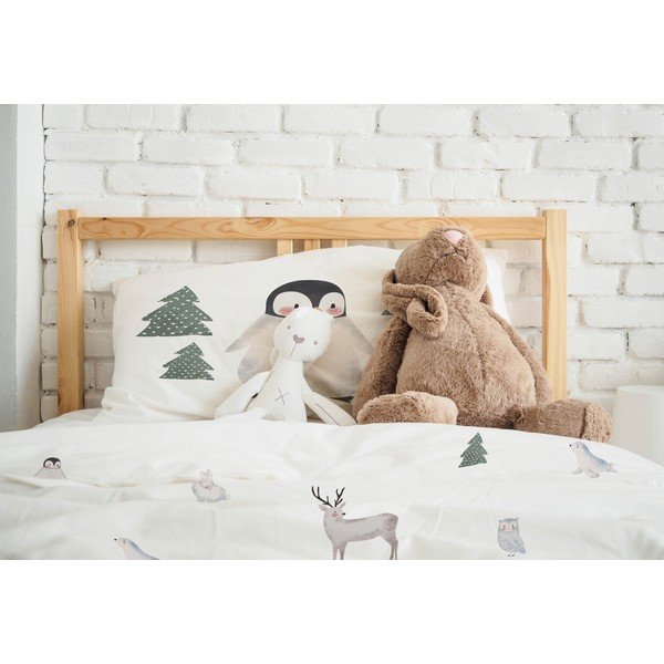 Otroška posteljnina iz bombažnega satena 140x200 cm Polar Animals - Butter Kings-image-1