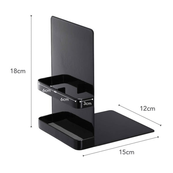 Črno držalo za knjige YAMAZAKI Tower-image-3