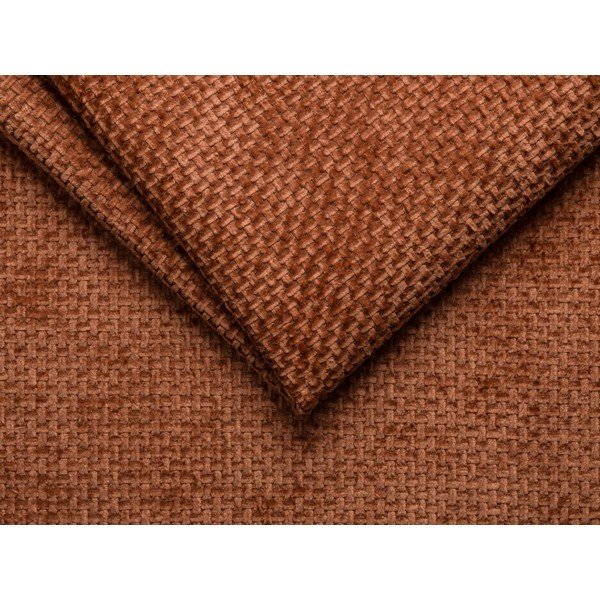 Opečnato oranžna kotna sedežna garnitura iz šenilje (levi kot/z ležalnikom) Lupine – Micadoni -image-4