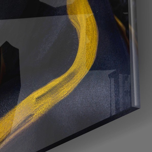 Steklena slika Insigne Yellow Lines-image-3