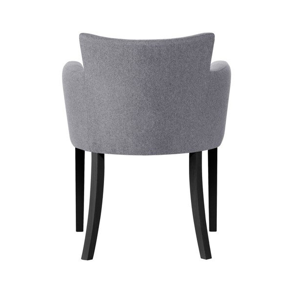 Siv stol s črnimi bukovimi nogami Ted Lapidus Maison Santal-image-4