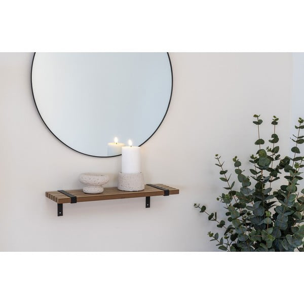 Polica v jesenovem dekorju v naravni barvi 50 cm Luxor – House Nordic-image-1