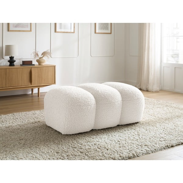 Bel tabure iz tkanine bouclé Hippolyte – Bobochic Paris-image-1