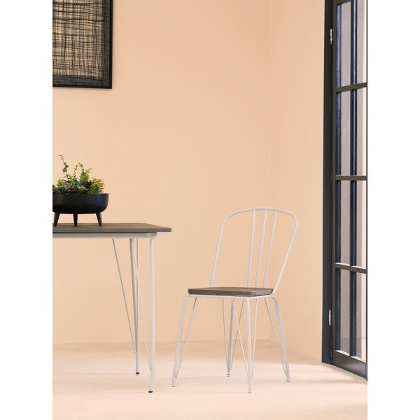 Jedilna miza iz masivnega bresta ø 80 cm District – Premier Housewares-image-2