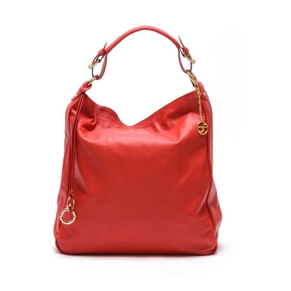 Usnjena torbica Carla Ferreri 2087 Rosso