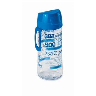 Modra steklenička za vodo Snips Decorated, 500 ml