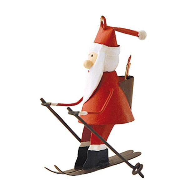 Viseči božični okrasek Santa on Skis - G-Bork