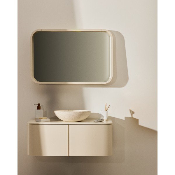 Stensko ogledalo 90x60 cm Salaya – Kave Home-image-1