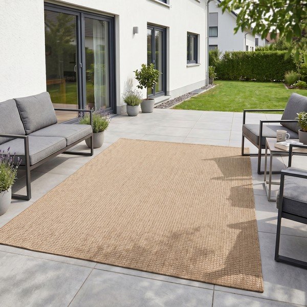 Bež notranja in zunanja preproga 140x200 cm Mira 1450 – Ayyildiz Carpets-image-1